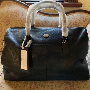 Brand New Coach Pebbled Leather Travel Bag